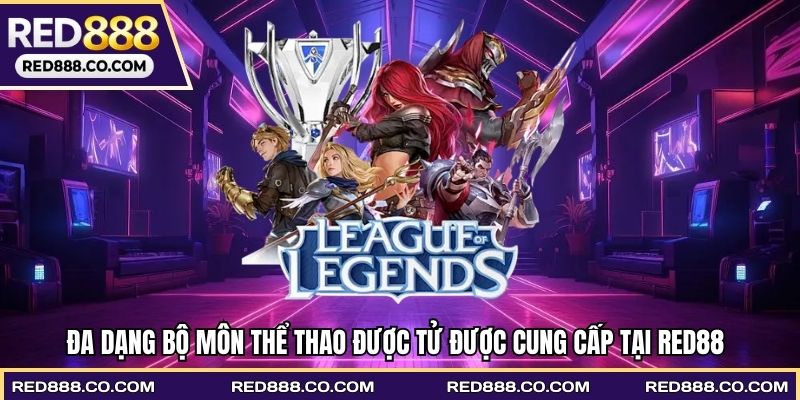 Đa dạng bộ môn thể thao được tử được cung cấp tại RED88