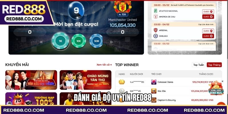 Đánh giá độ uy tín RED88