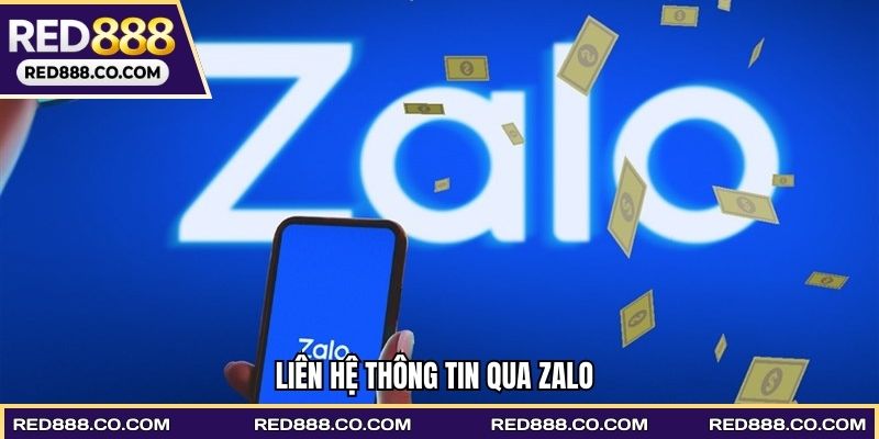 Liên hệ thông tin qua Zalo