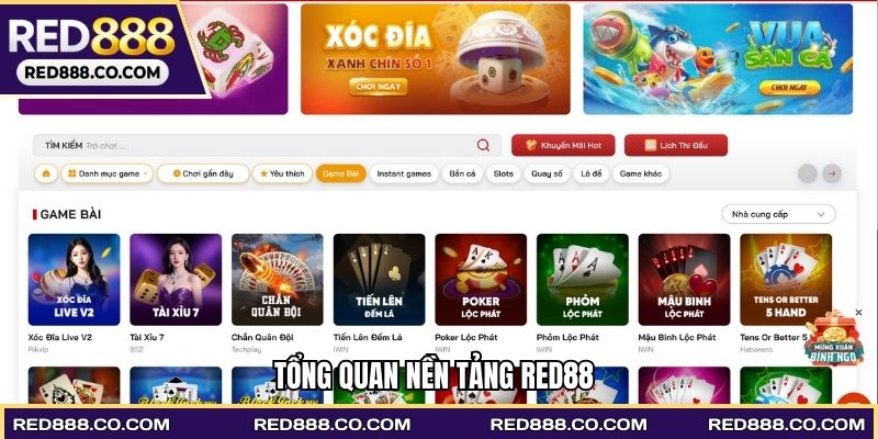 Tổng quan nền tảng RED88
