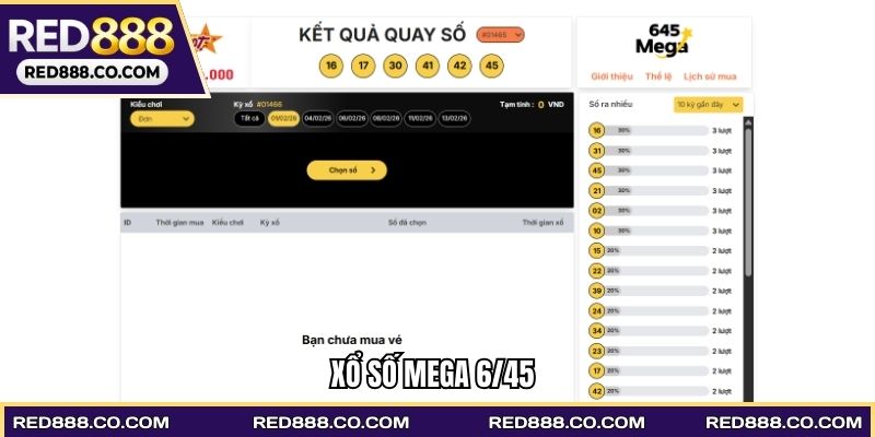 Xổ số Mega 6/45